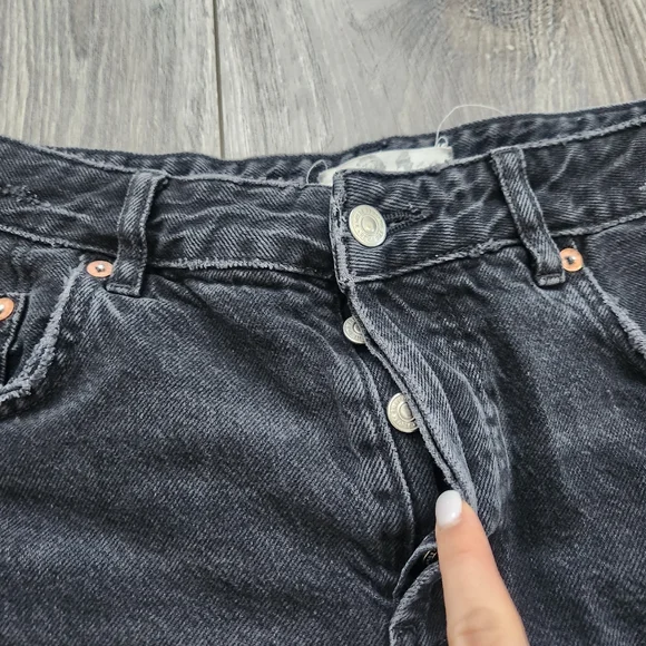 Free People Good Times Shorts Washed  Black - Picture 10 of 10